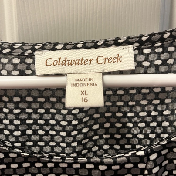 Coldwater Creek sleeveless blouse - Picture 4 of 10